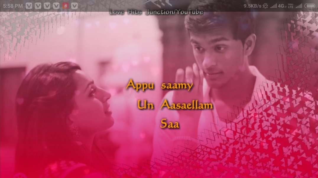 Manjathaali_ava_kaluthula_mudichuka_aasa||_Aasa_aasa_vachiruka_||_teejay_whatsapp_status