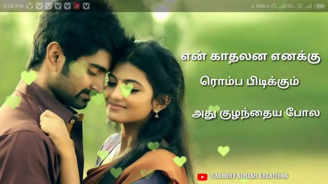 En_kadhalana_enaku_romba_pidikum||_album_song whatsapp_status_||Tamil_lyrics